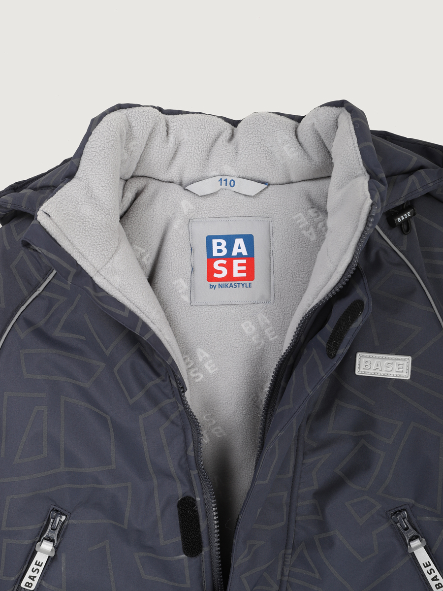 Куртка и брюки BASE by NIKASTYLE б7з10925 графит/черный - фото 18