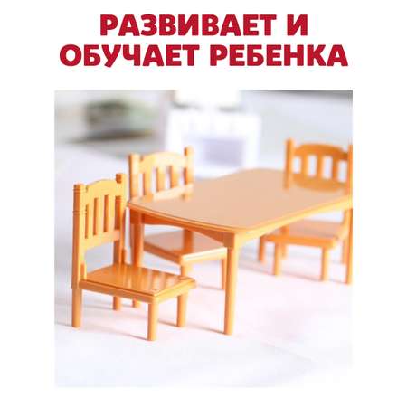 Аксессуар для кукол DDung стол, стул