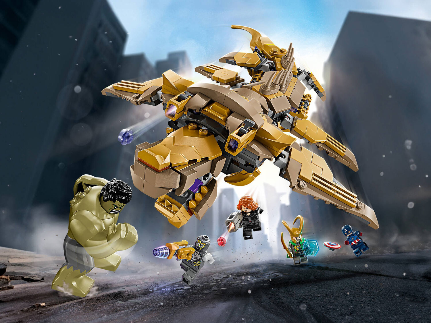 Конструктор LEGO Marvel Super Heroes Мстители против Левиафана блочный - фото 3