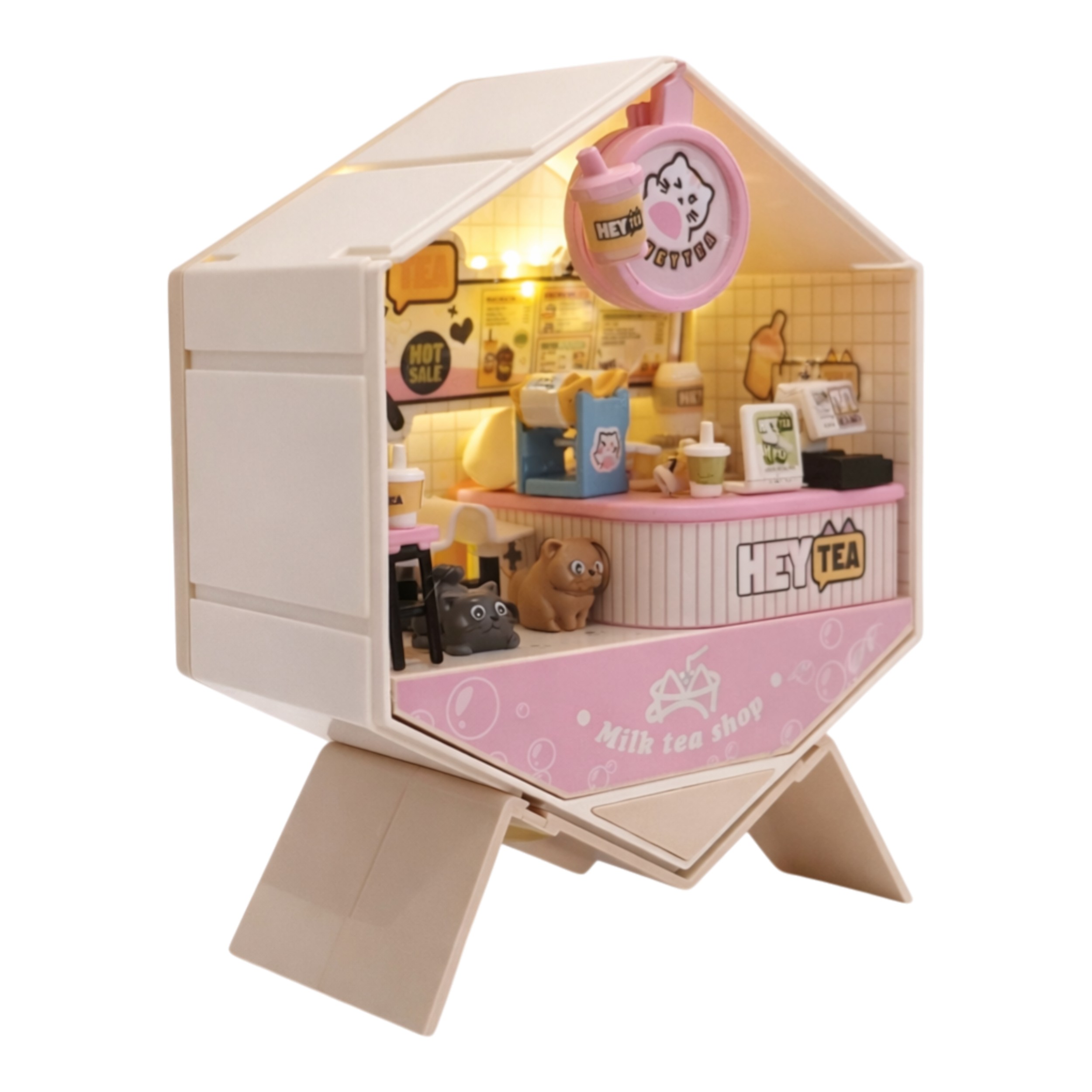 Конструктор KiddiePlay Домик с 3 котиками - фото 2