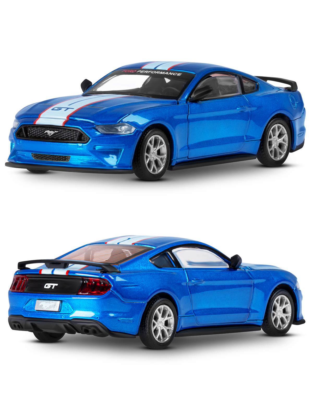 Автомобиль AUTODRIVE Ford Mustang Сборная модель 1:42 JB1251640 - фото 12