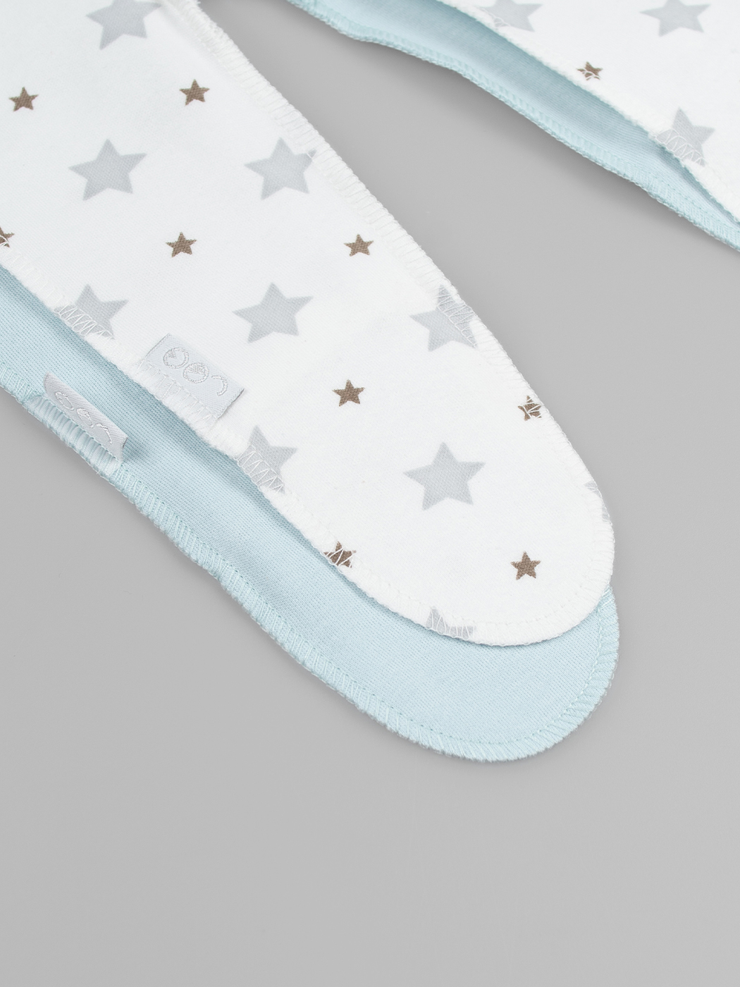 Ползунки 2 шт LEO 1001А-15_белый/голубой - фото 8