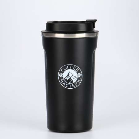 Термокружка Sima-Land 500 мл, Original \"Coffee\", сохраняет тепло 10 ч, чёрная
