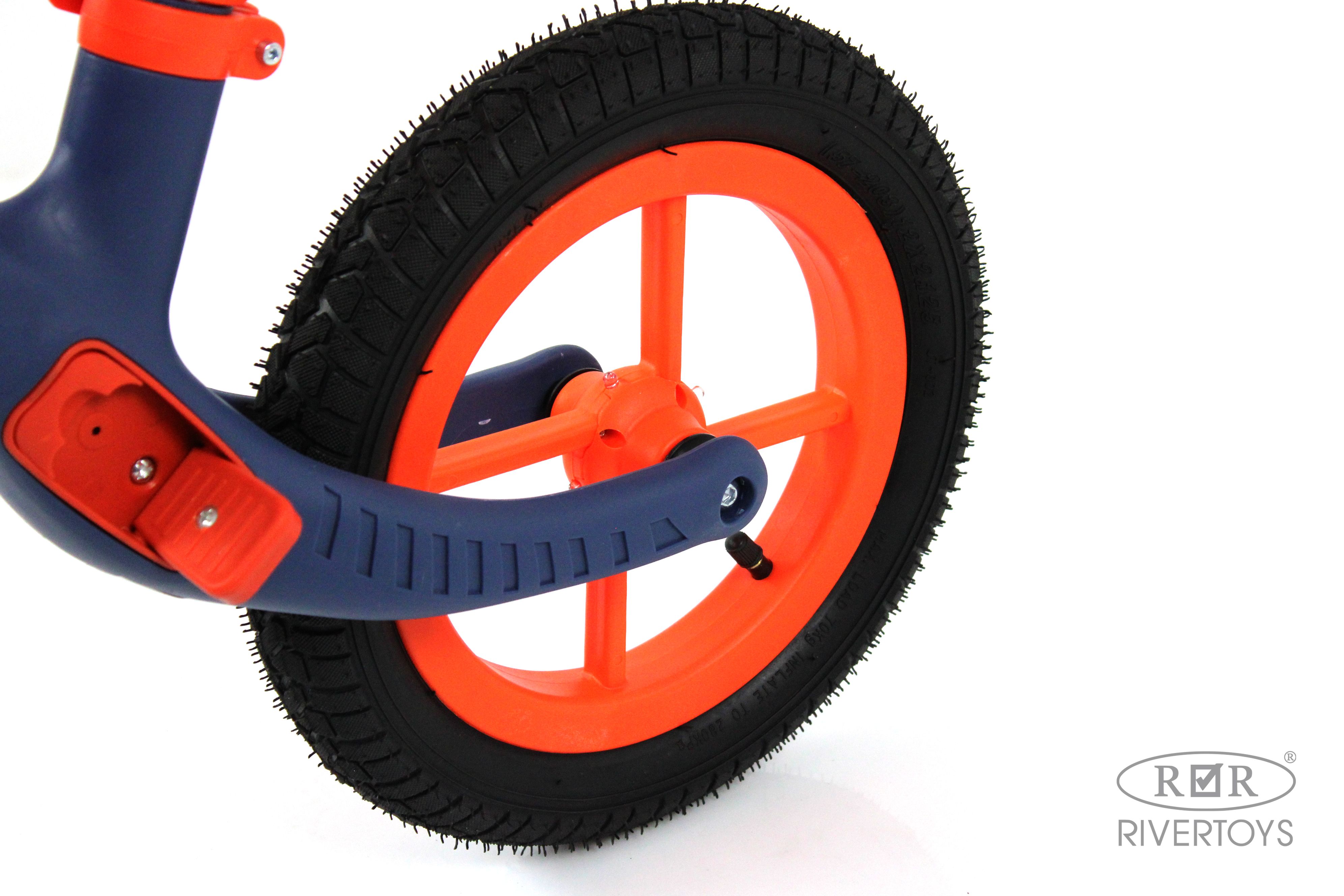 Двухколесный беговел RIVERTOYS 12 дюймов - фото 8