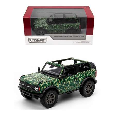 Автомобиль KINSMART Ford Bronco Camo Edition 2022 1:36