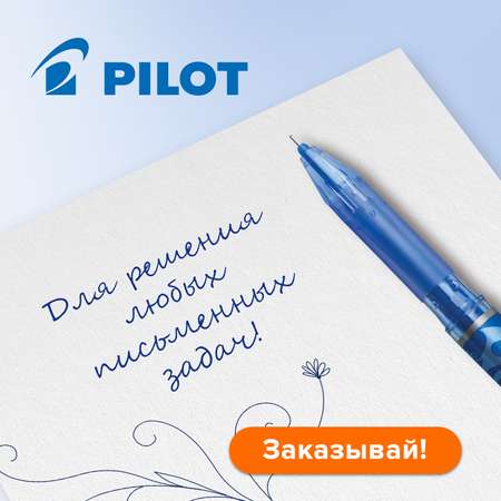 Ручка со стираемыми чернилами PILOT 2 шт.