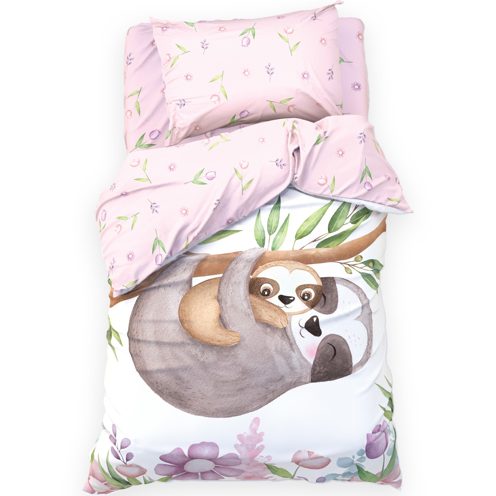 Комплект постельного белья Этель Fall in love полутораспальный 3 предм. - фото 1