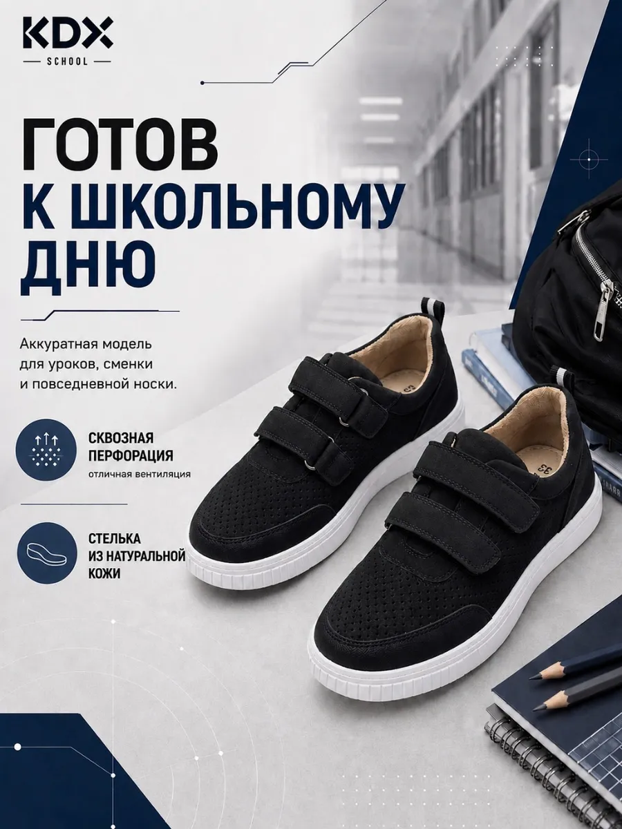 Туфли KDX MUSC-22 black - фото 3