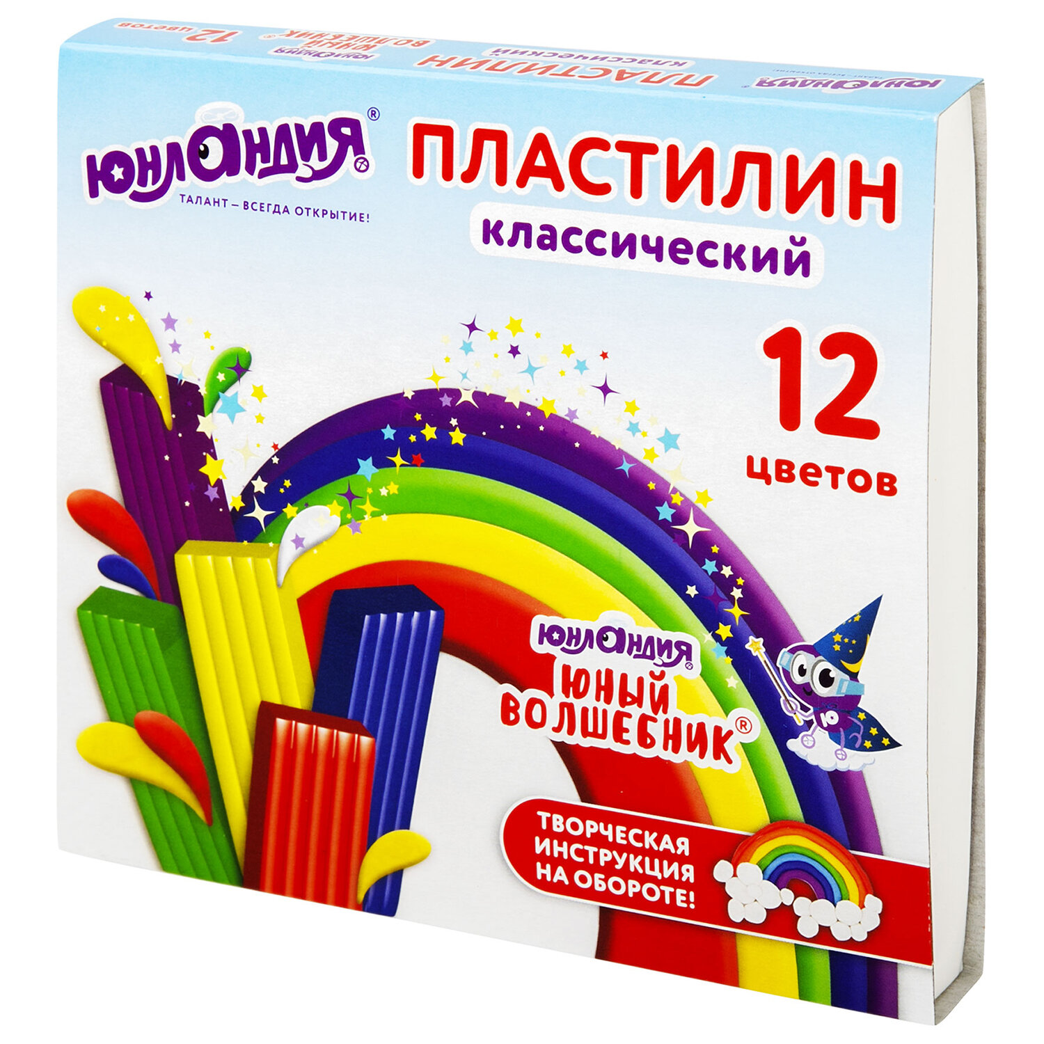 Пластилин Юнландия 12 цв. - фото 3