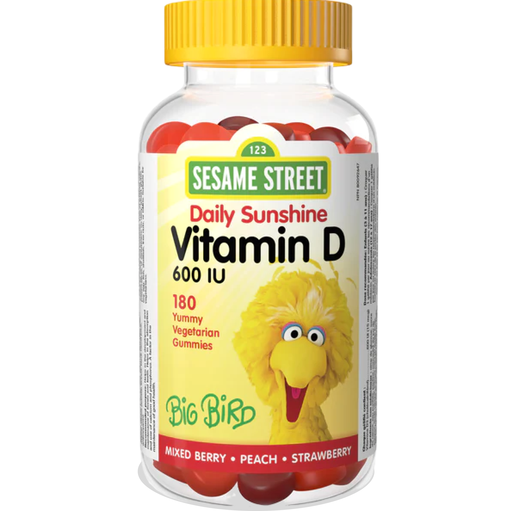 Витамин Д 600 МЕ мармеладки Sesame Street 2500 мг 180 - фото 1