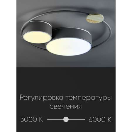 Светильник потолочный Wedo Light Планеты 4500К 60Вт серый