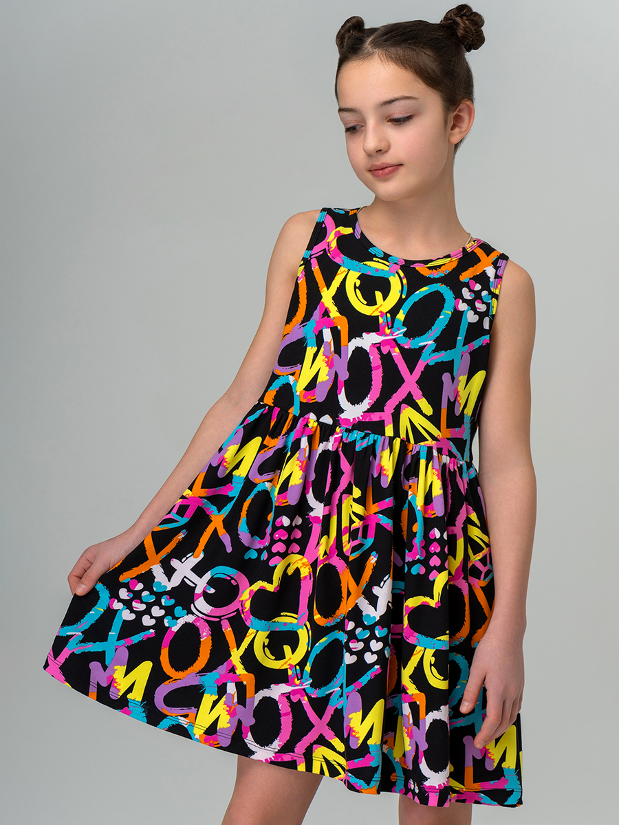 Платье HappyFox HF00199черный.с.сердечками - фото 11