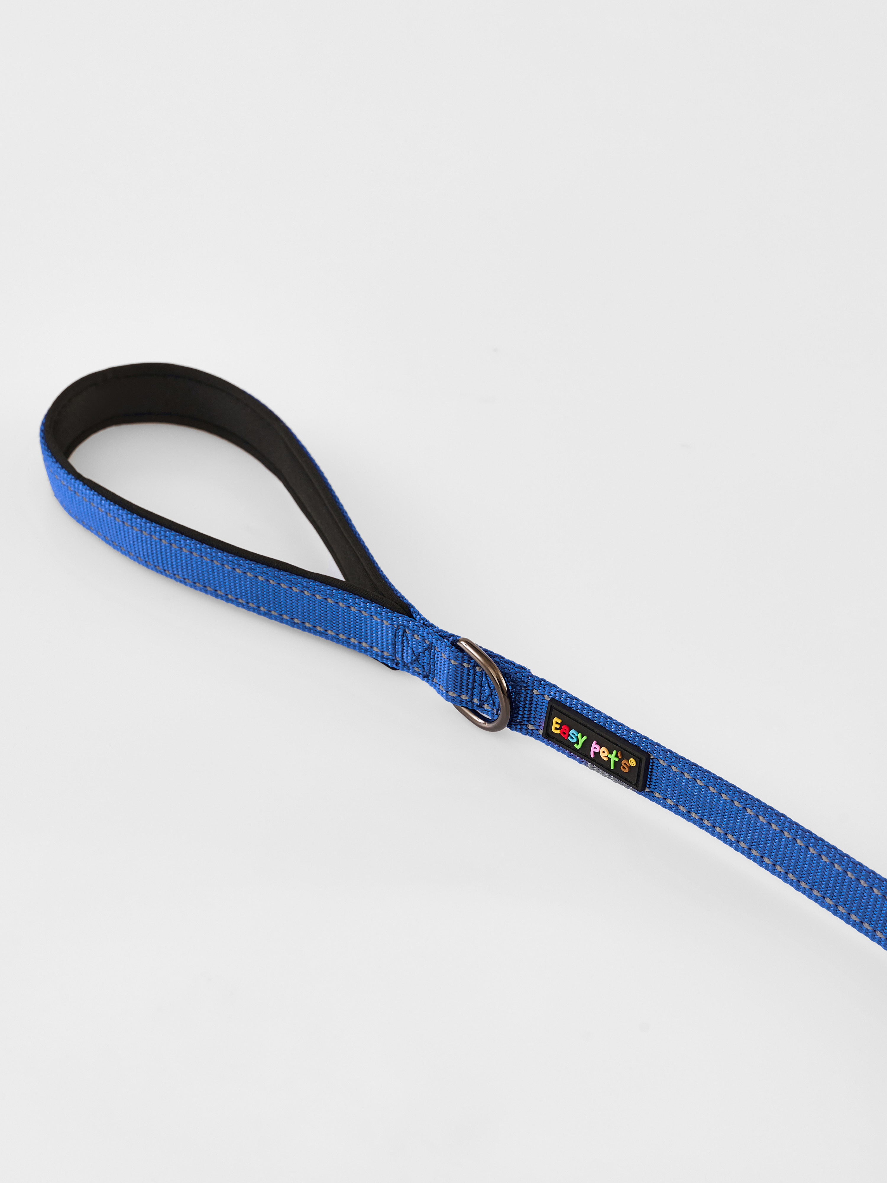 Поводок для собак с неопреновой ручкой Easy Pets 211 цвет Синий р-р S 1,5см 210см - фото 13
