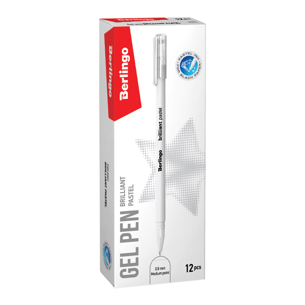 Ручка гелевая BERLINGO 12 шт. - фото 1