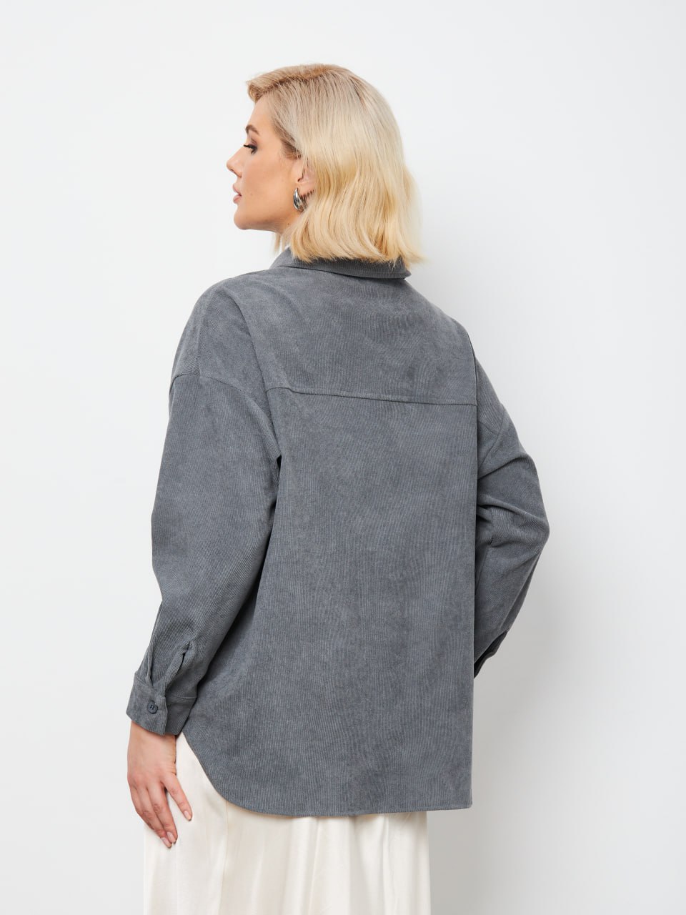 Рубашка МАМИРА РубСерВелв710_46_М - фото 12