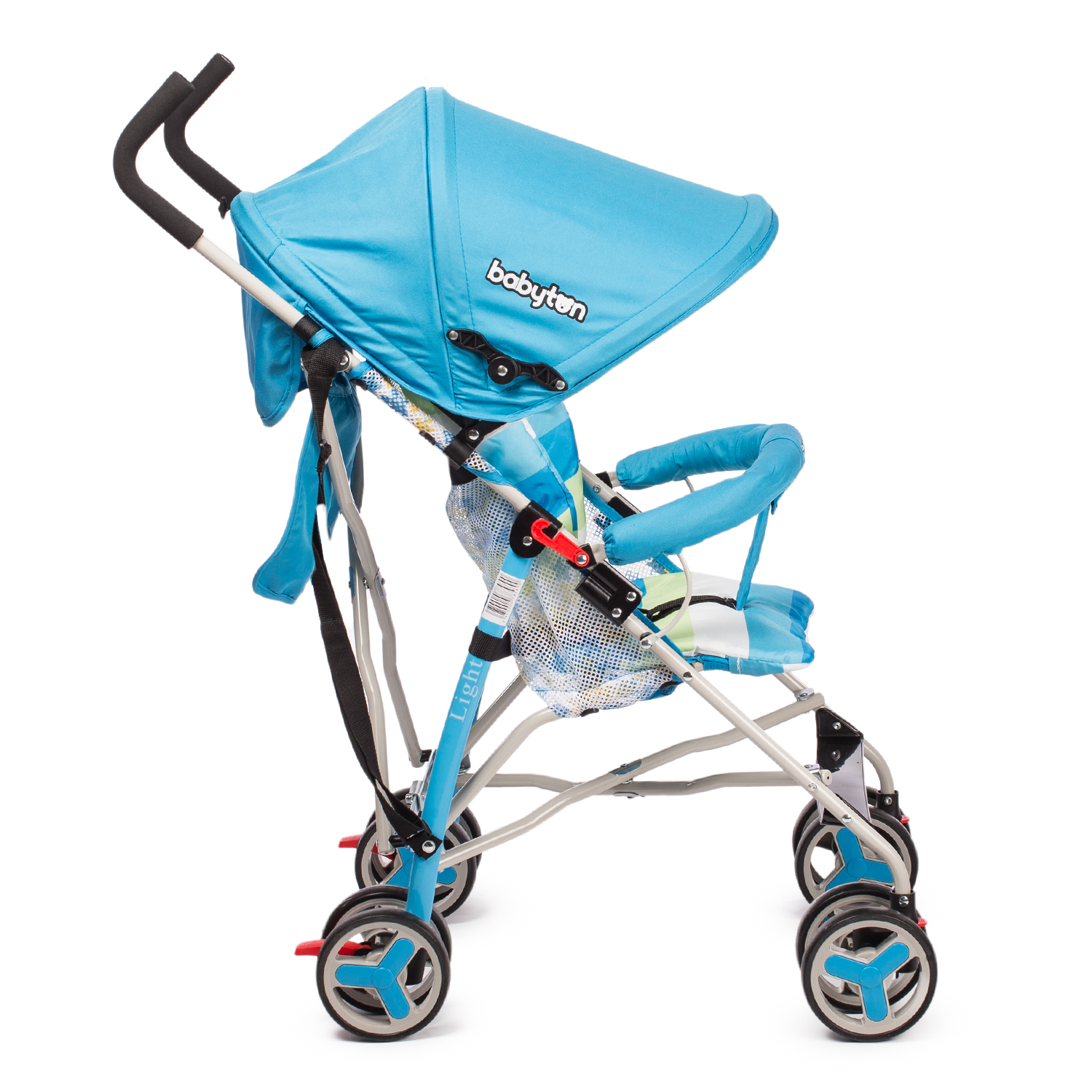 Коляска прогулочная Babyton Light Blue голубой - фото 4