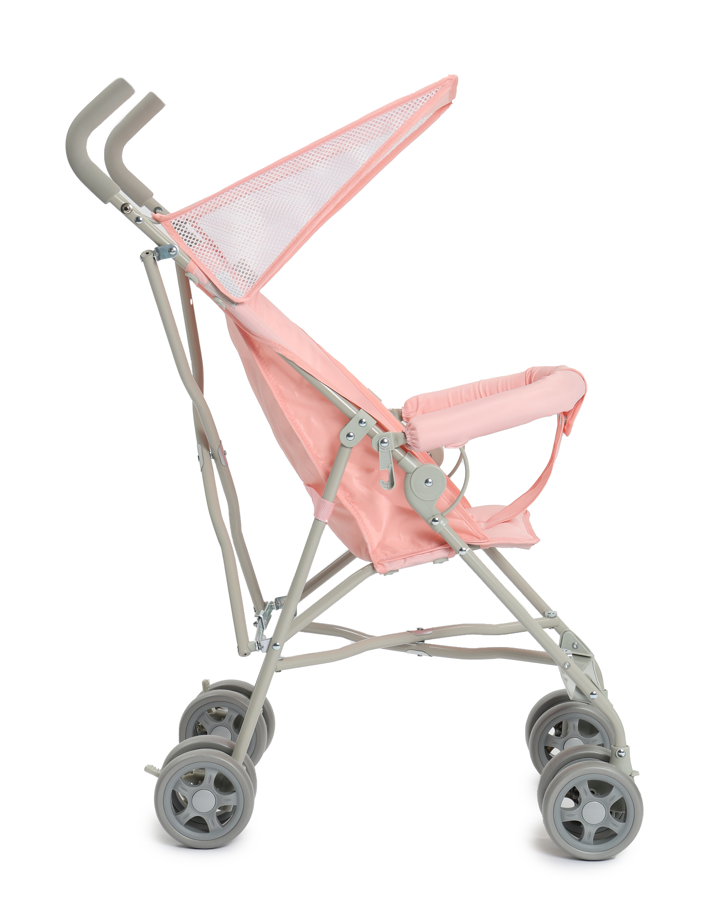 Коляска прогулочная BabyGo Easy New розовый - фото 5