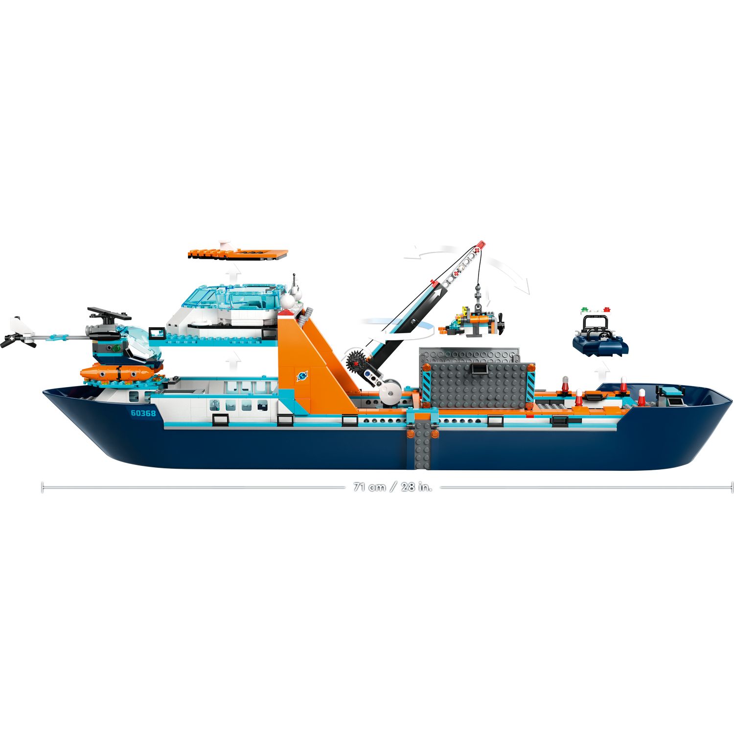 Конструктор LEGO City Arctic Explorer Ship - фото 8
