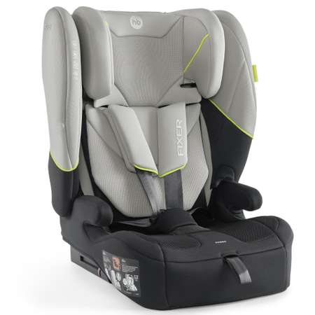 Автокресло Happy Baby Fixer Isofix 1/2/3 (9-36 кг) серый