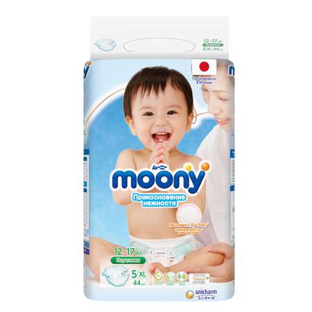 Подгузники Moony Extra Soft XL (12-17 кг) 44 шт.