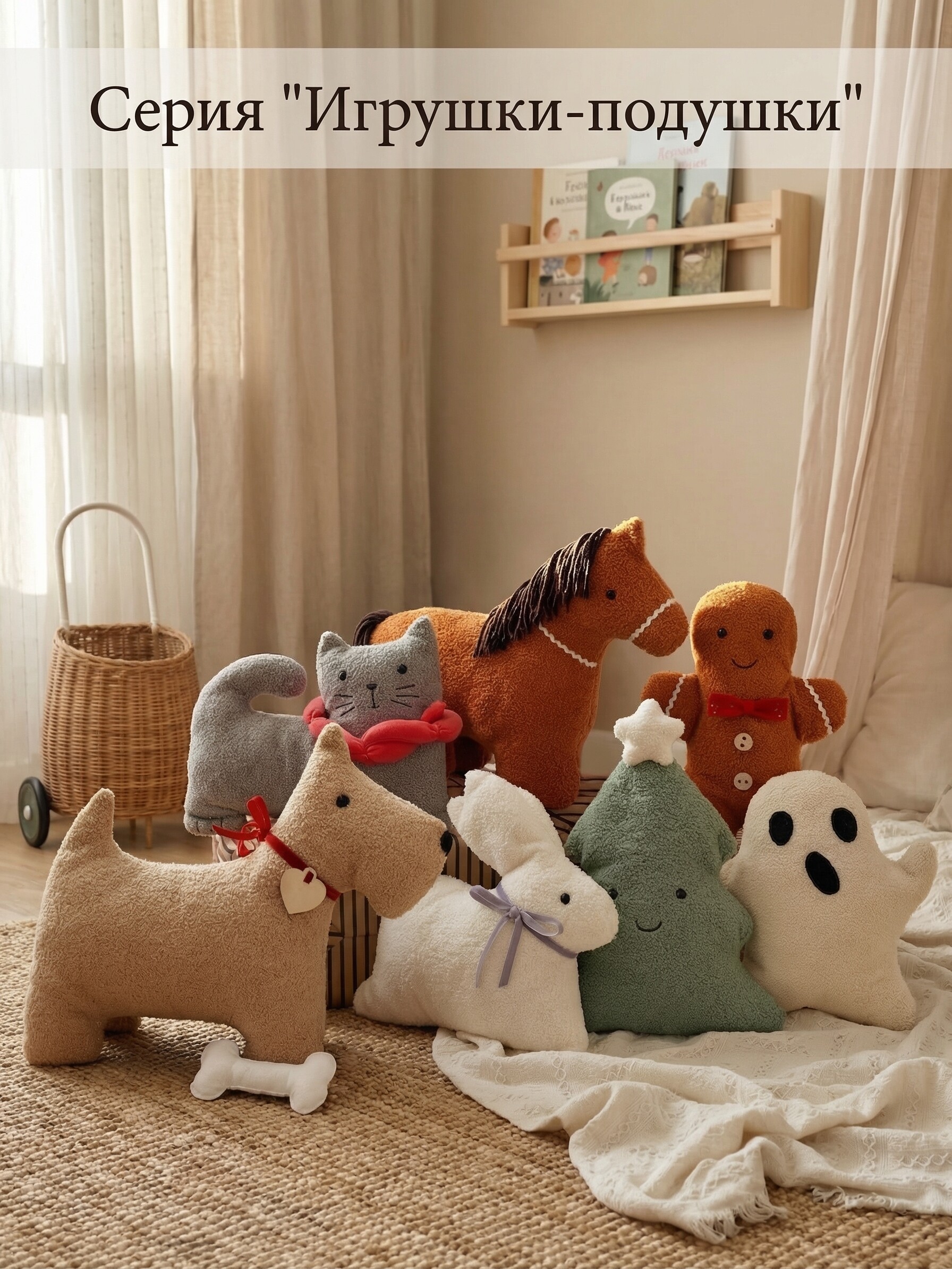Набор для творчества HappyLine шитье Кошка с сосиской - фото 24