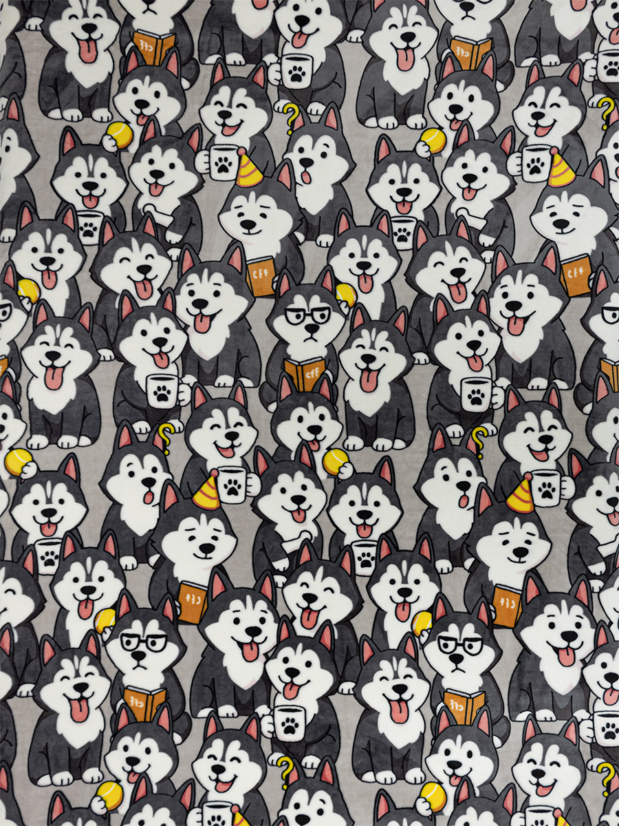 Покрывало BRAVO Хаски 150 x 200 см велсофт - фото 7