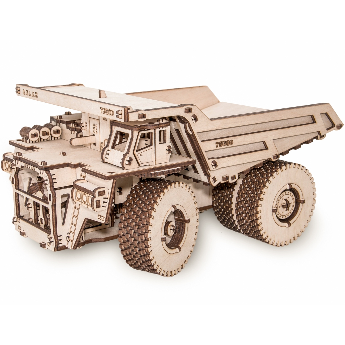 Конструктор Eco Wood Art Belaz 75600 деревянный 307 дет. - фото 1