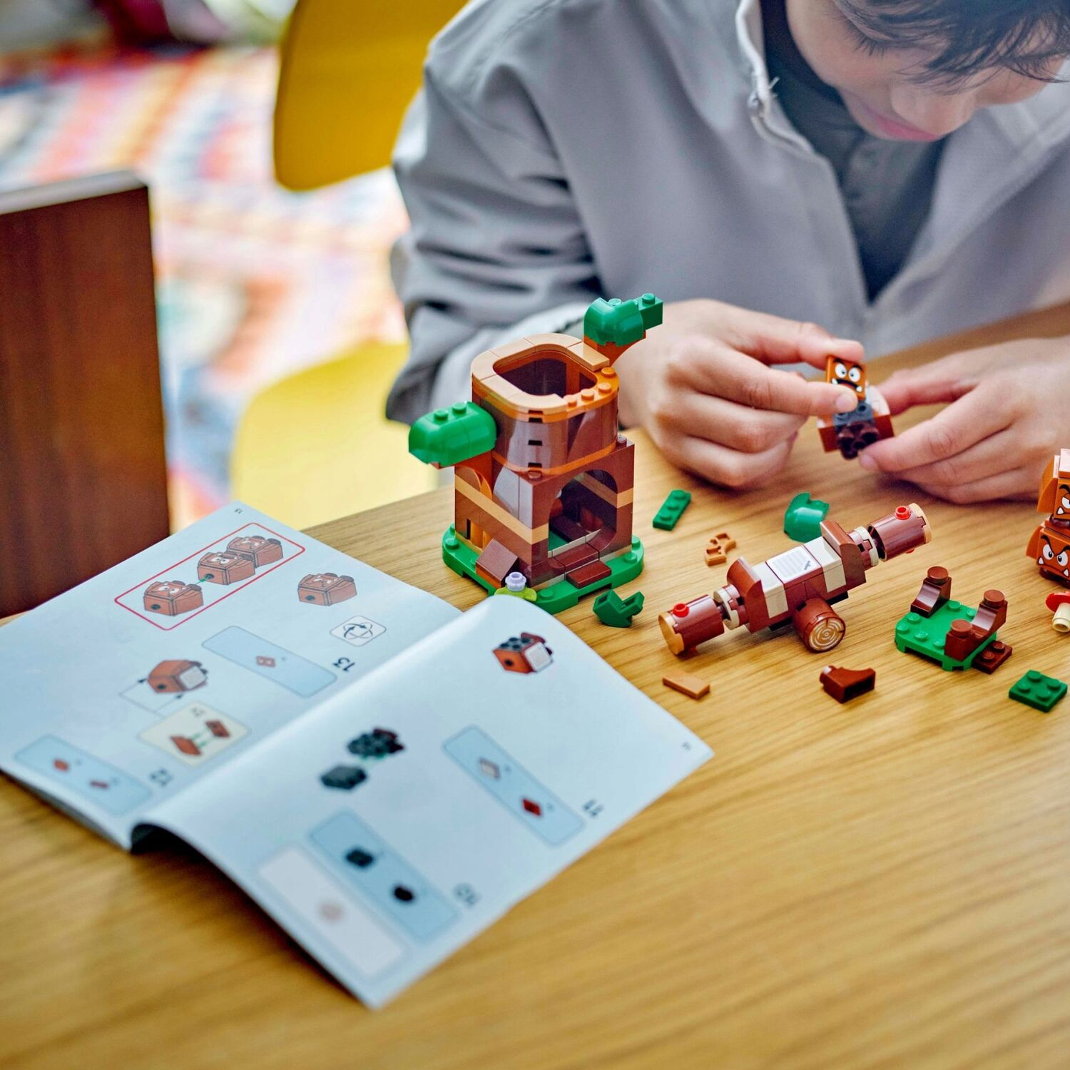 Конструктор LEGO Super Mario Игровая площадка Гумбы блочный - фото 10