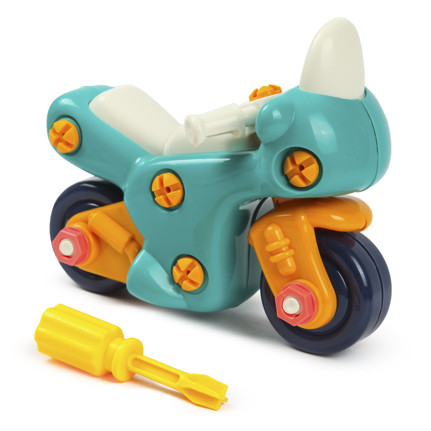 Конструктор BabyGo Мотоцикл сборная игровая модель - фото 1