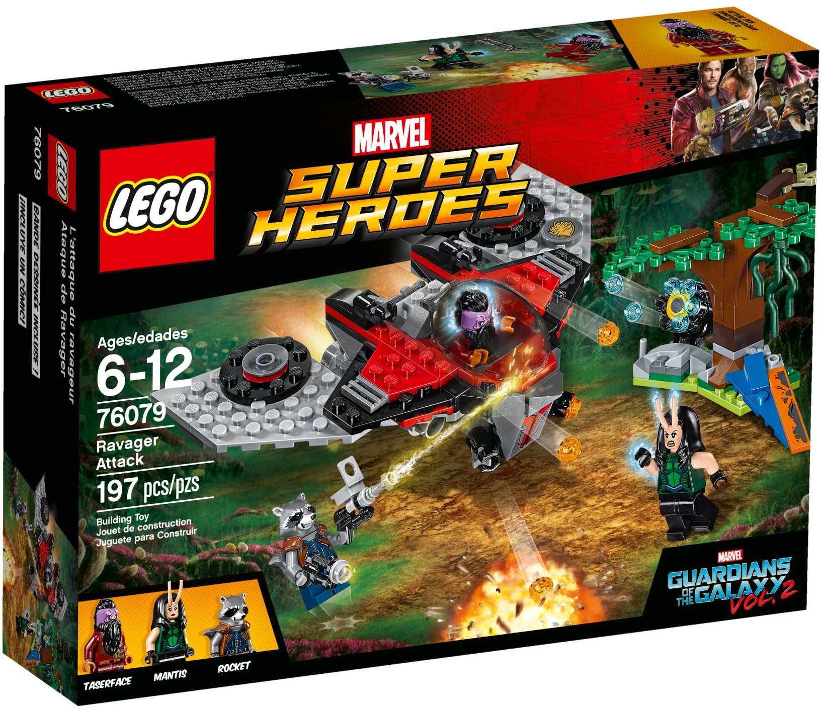 Изображение товара Конструктор LEGO Marvel Super Heroes Нападение Тазерфейса 76079 для детей Изображение товара Конструктор LEGO Marvel Super Heroes Нападение Тазерфейса 76079 для детей