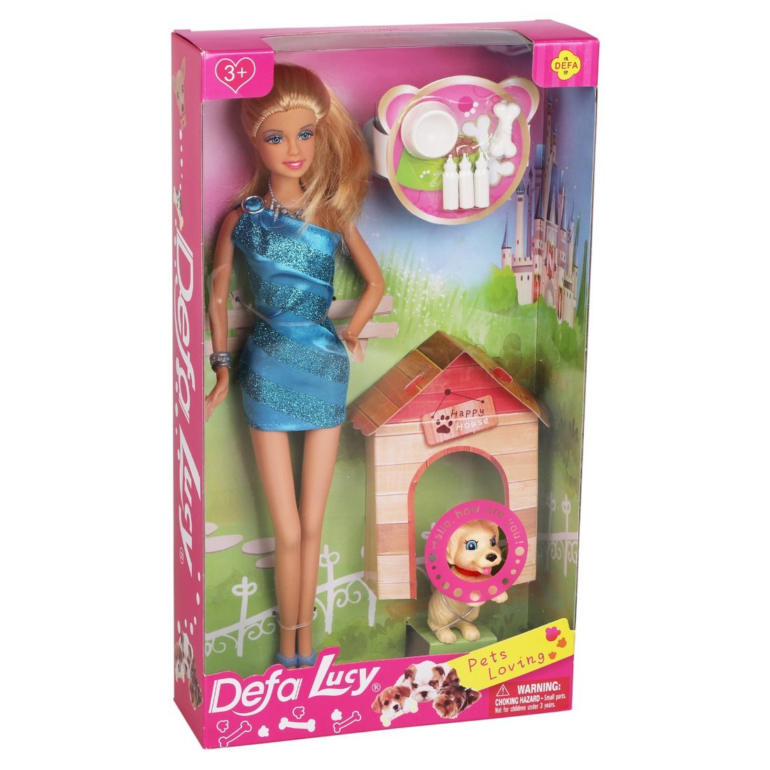 Кукла модельная Наша Игрушка Lucy и щенок 61180 - фото 3
