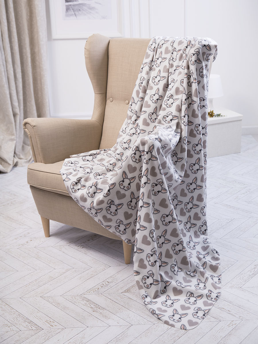 Плед Baby Nice Любимый кролик 150 x 200 см флис - фото 1