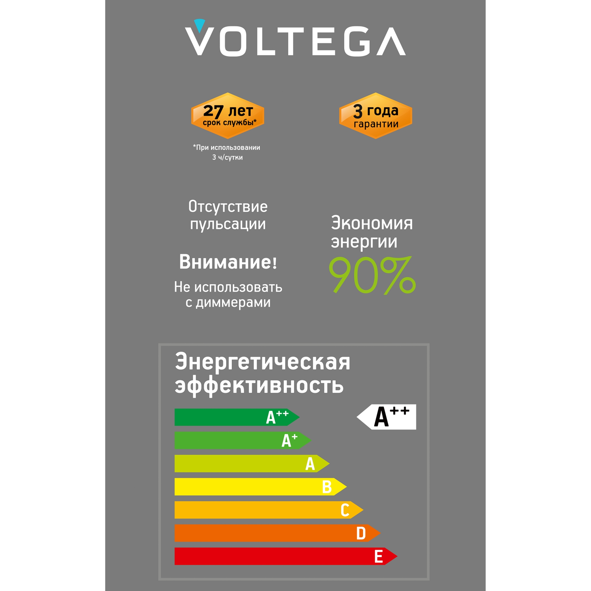 Лампочка декоративная VOLTEGA 8561 - фото 7