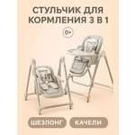 Стульчик для кормления Skillmax S700 серый
