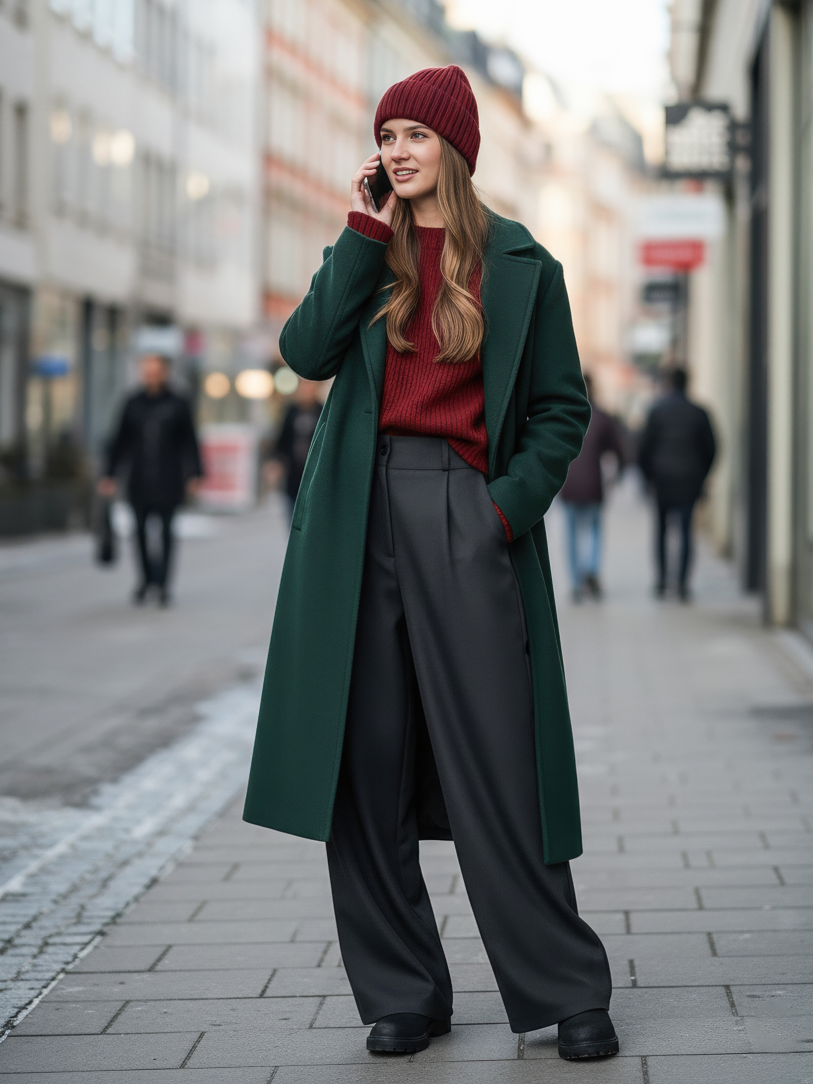 Брюки-палаццо СИНЯЯ МОДА WF1012-H39 - фото 6