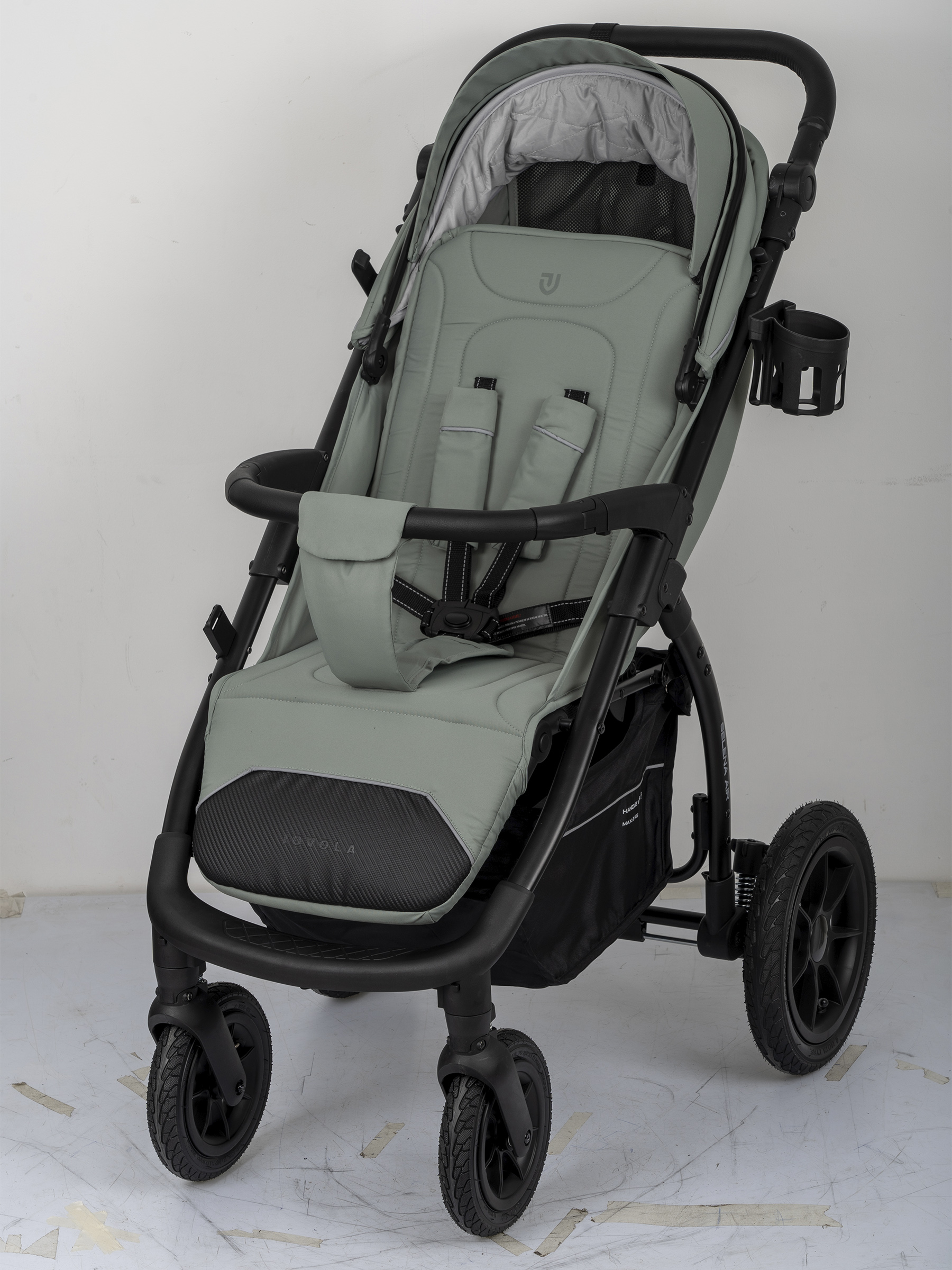 Коляска прогулочная JOVOLA Selena Air Plus зеленый - фото 5
