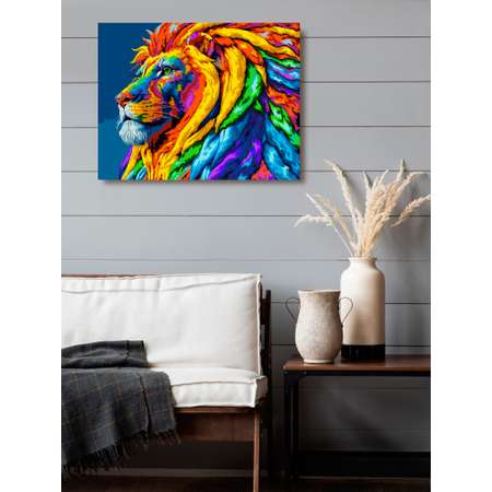 Картина по номерам Art on Canvas Львиный профиль в ассортименте