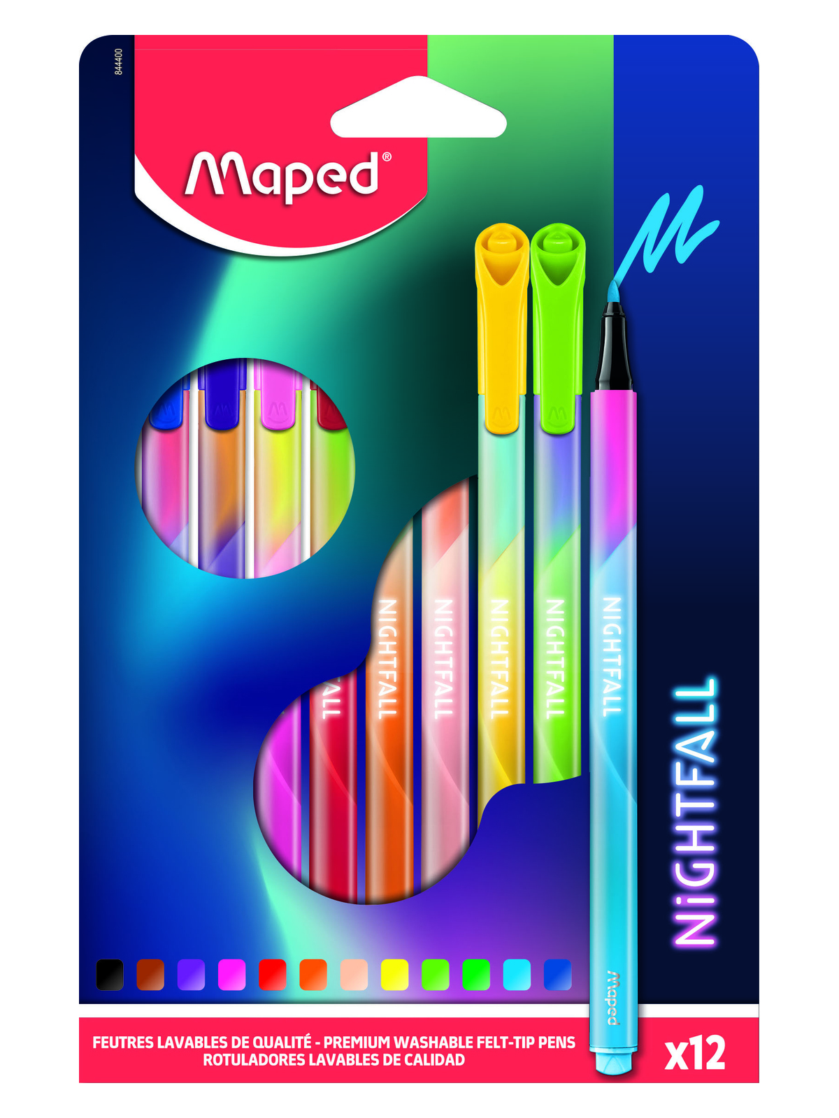 Фломастеры MAPED 12 цв. - фото 1