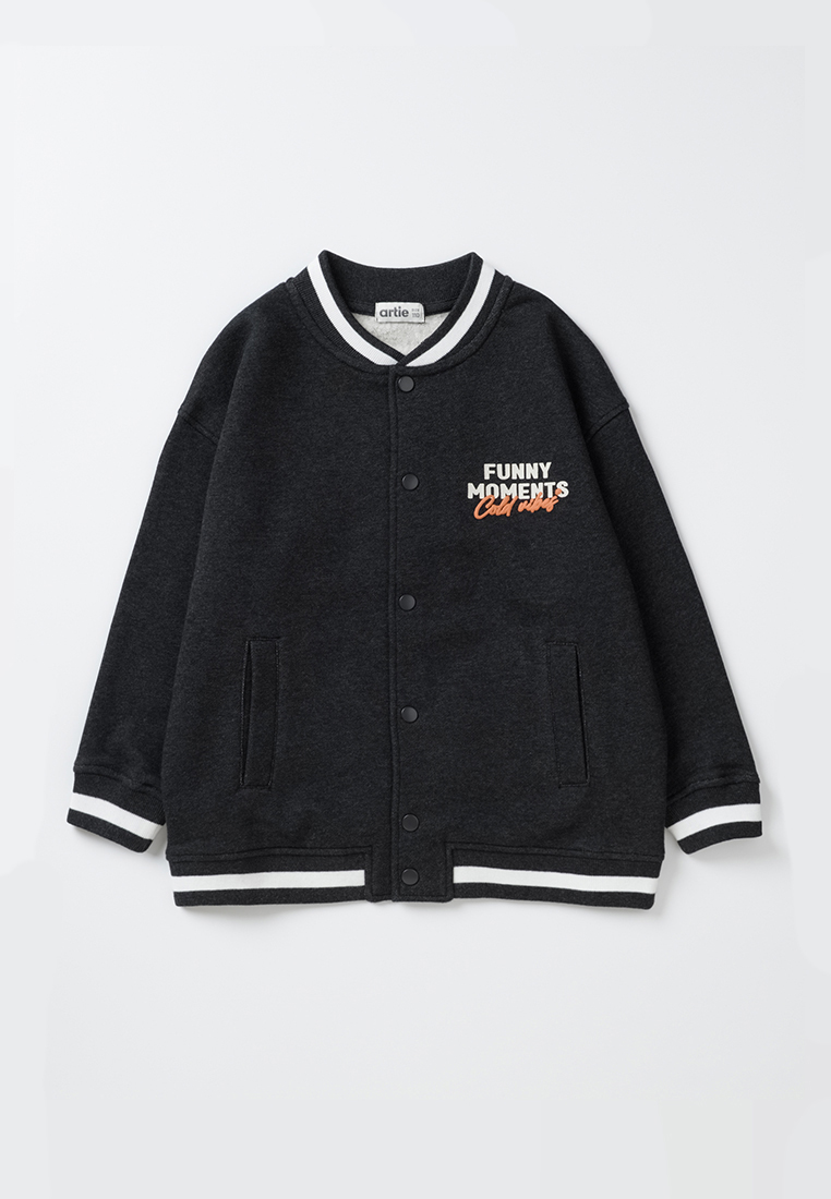 Бомбер artie W25M05J-1403M/Серый - фото 1