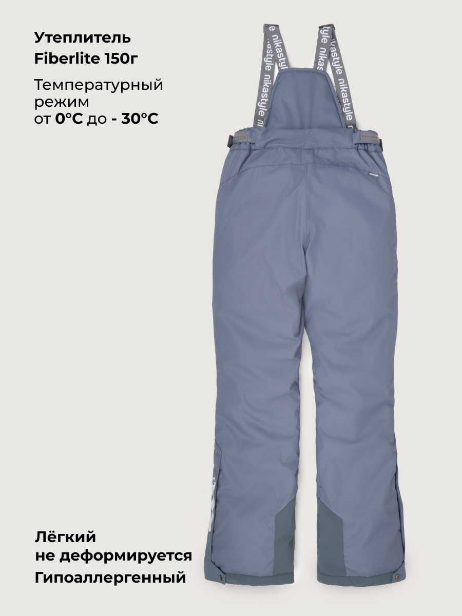 Брюки NIKASTYLE 2з4824 серый - фото 5