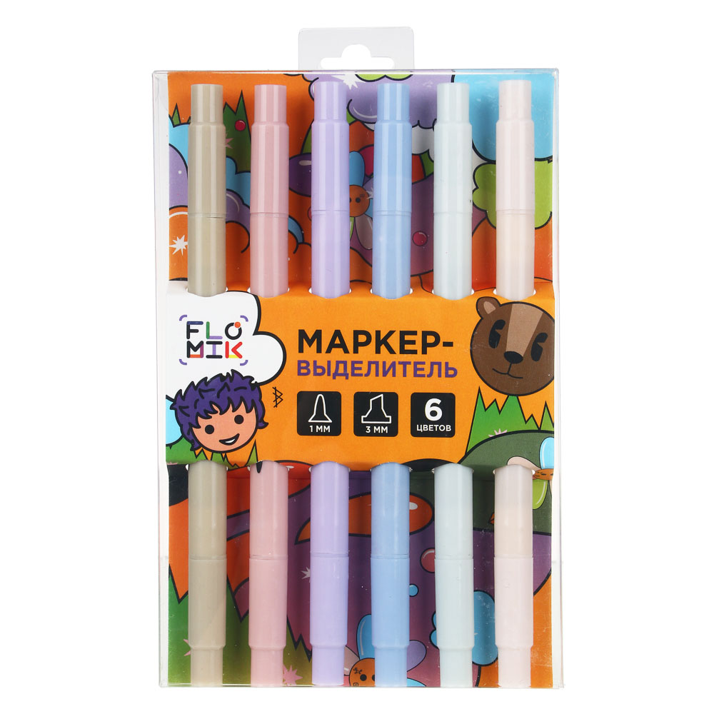 Маркеры CLIPSTUDIO двусторонние, металлик 6 шт. - фото 1