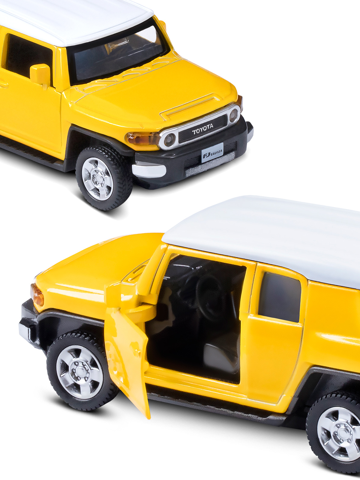 Внедорожник АВТОпанорама Toyota FJ Cruiser 1:43 JB1200134 - фото 8