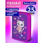 Пенал книжка Brauberg играющий котик