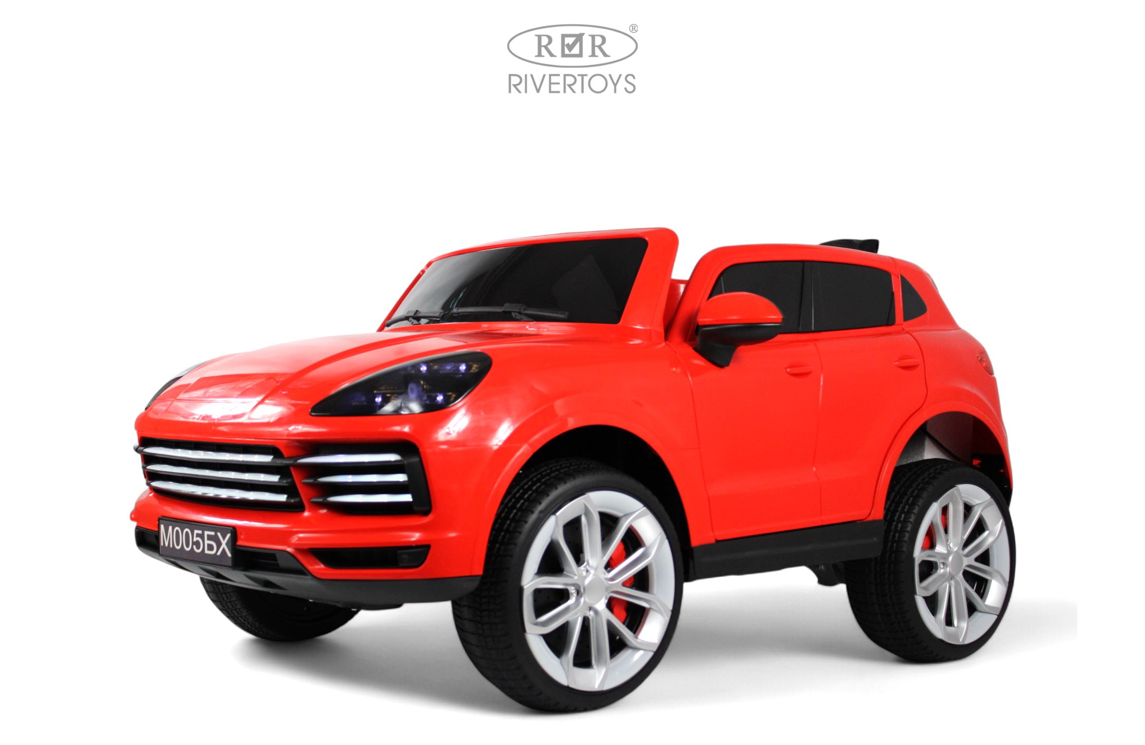Электромобиль RIVERTOYS М005БХ-RED С пультом ДУ - фото 1