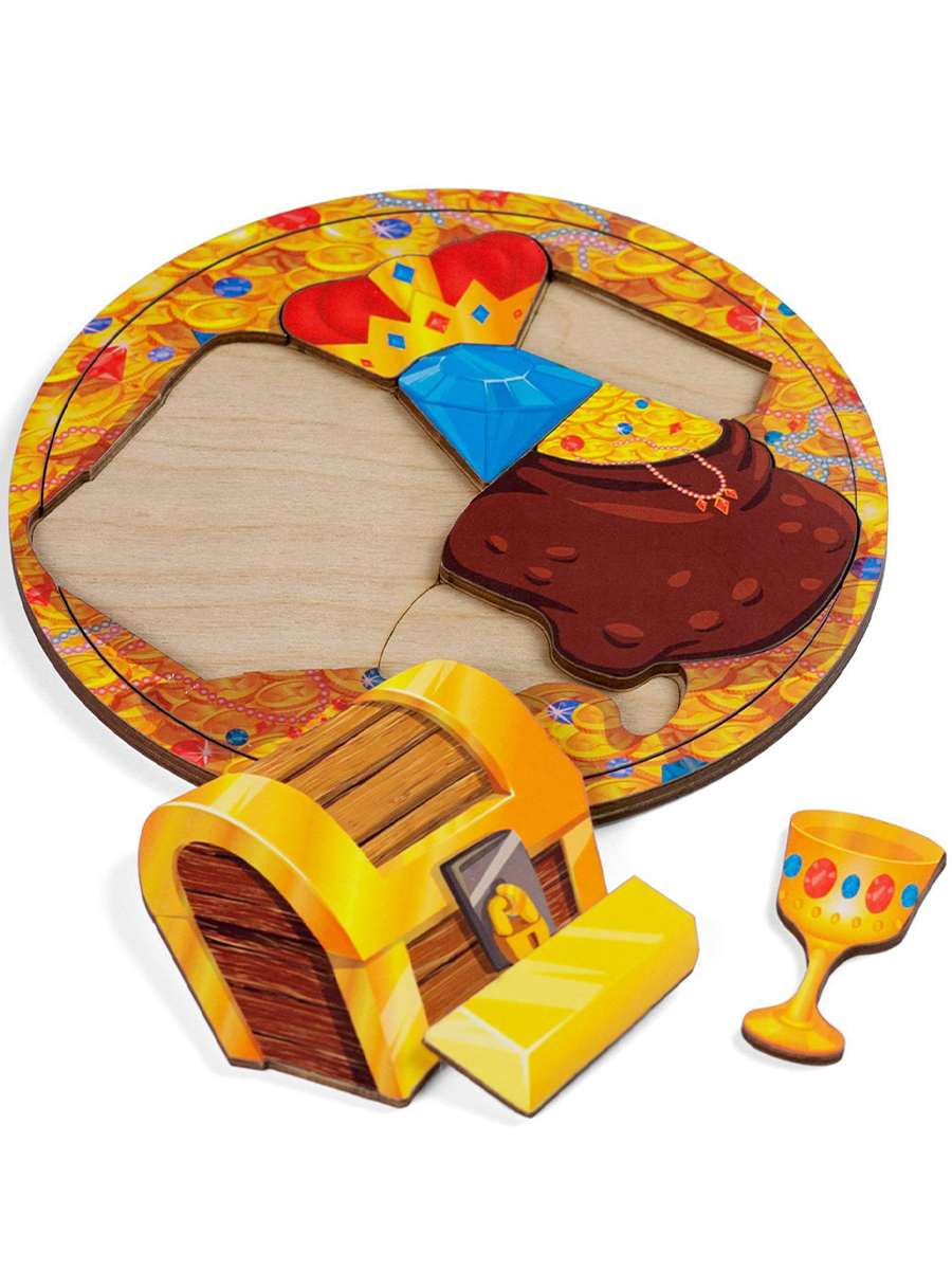 Пазл Amigo-toys деревянный - фото 1