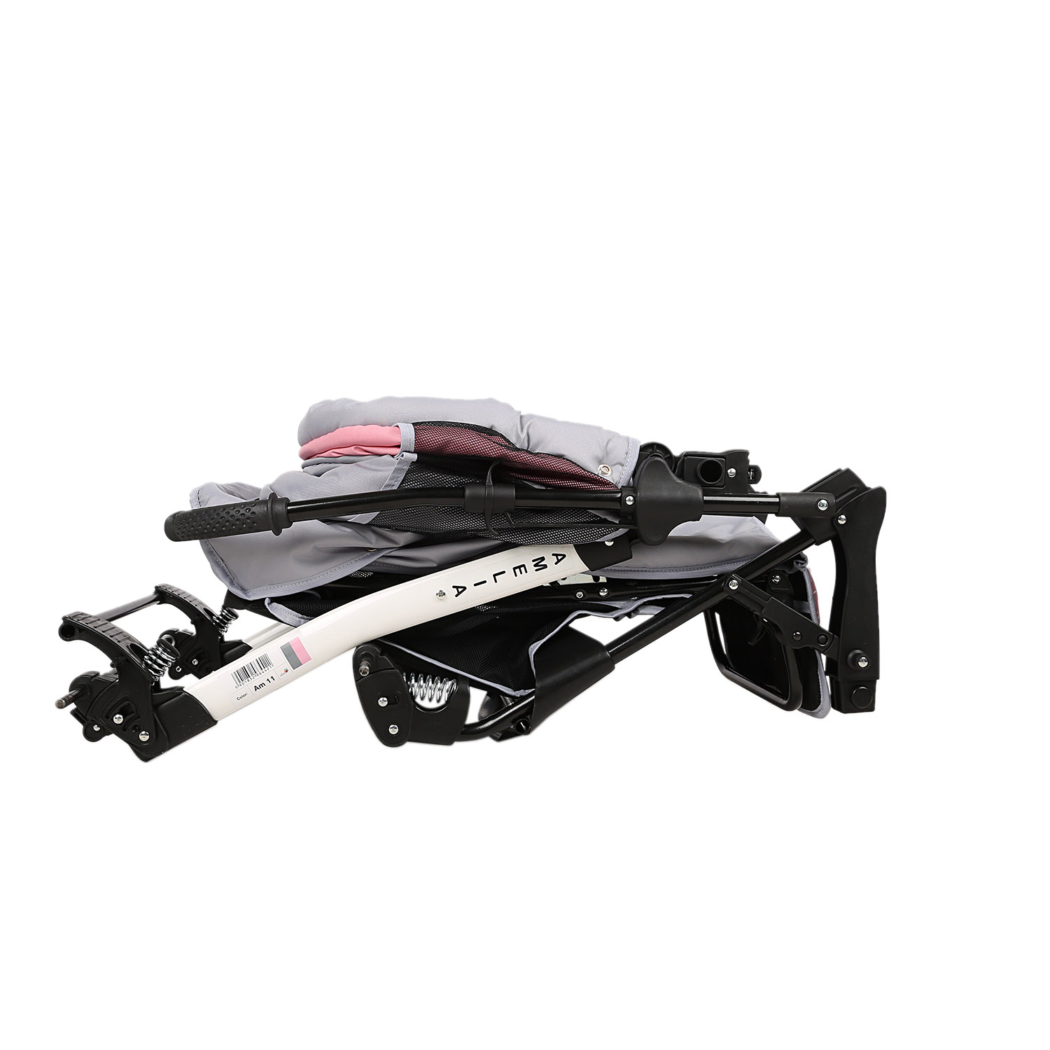 Коляска трансформер alis Amelia розовый - фото 11