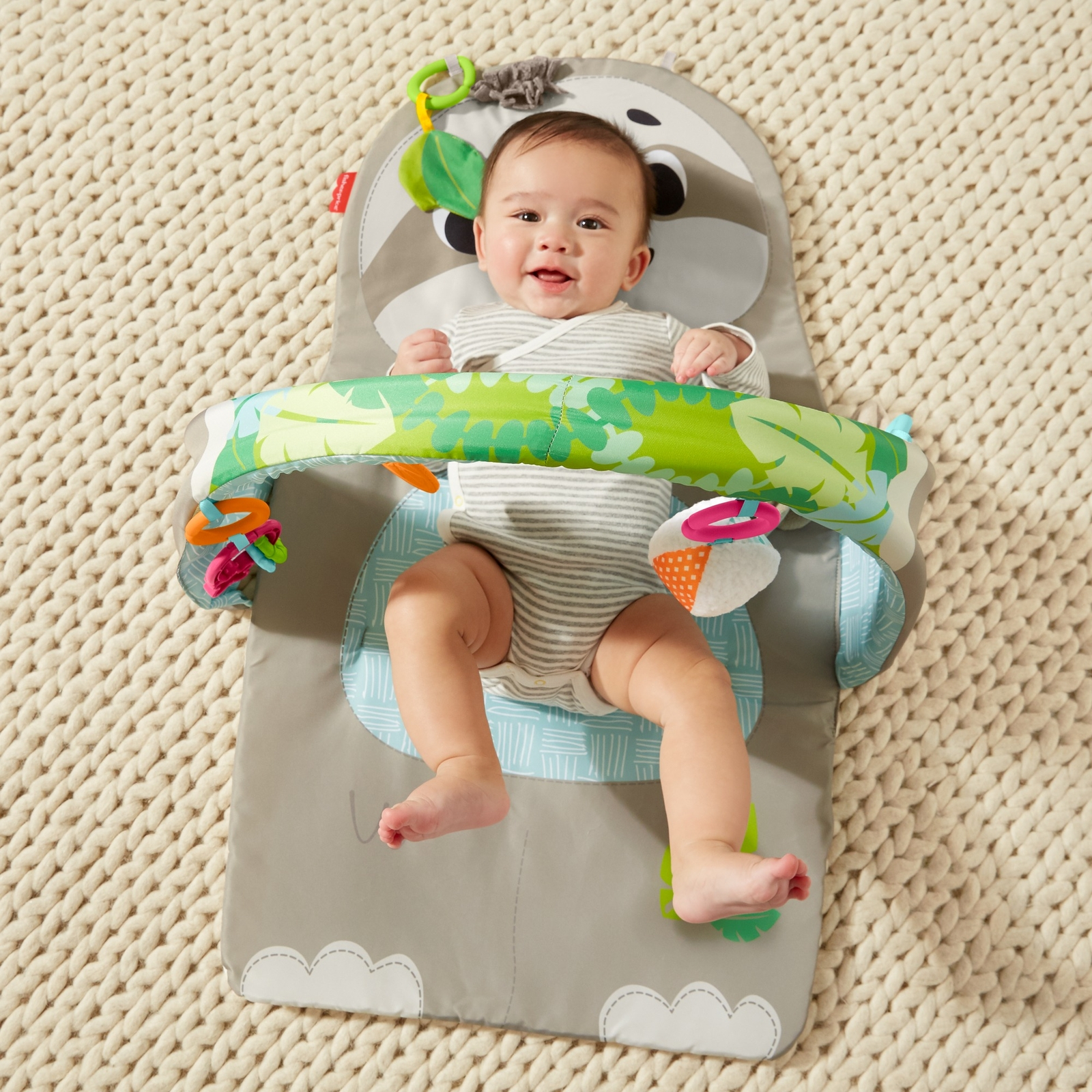 Коврик Fisher Price с дугами Ленивец - фото 14