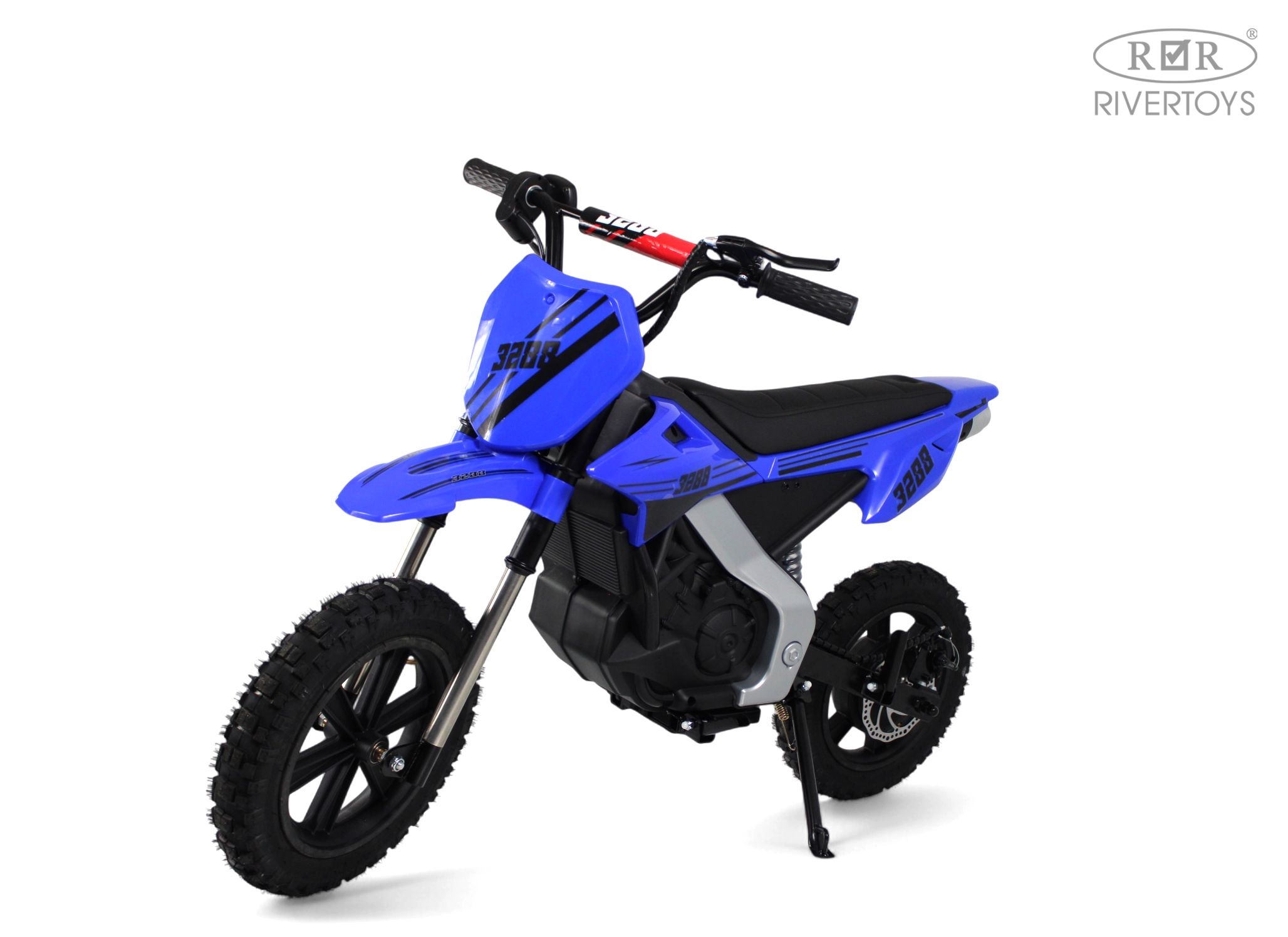 Электромотоцикл RIVERTOYS E777KX-MOTO-BLUE - фото 1