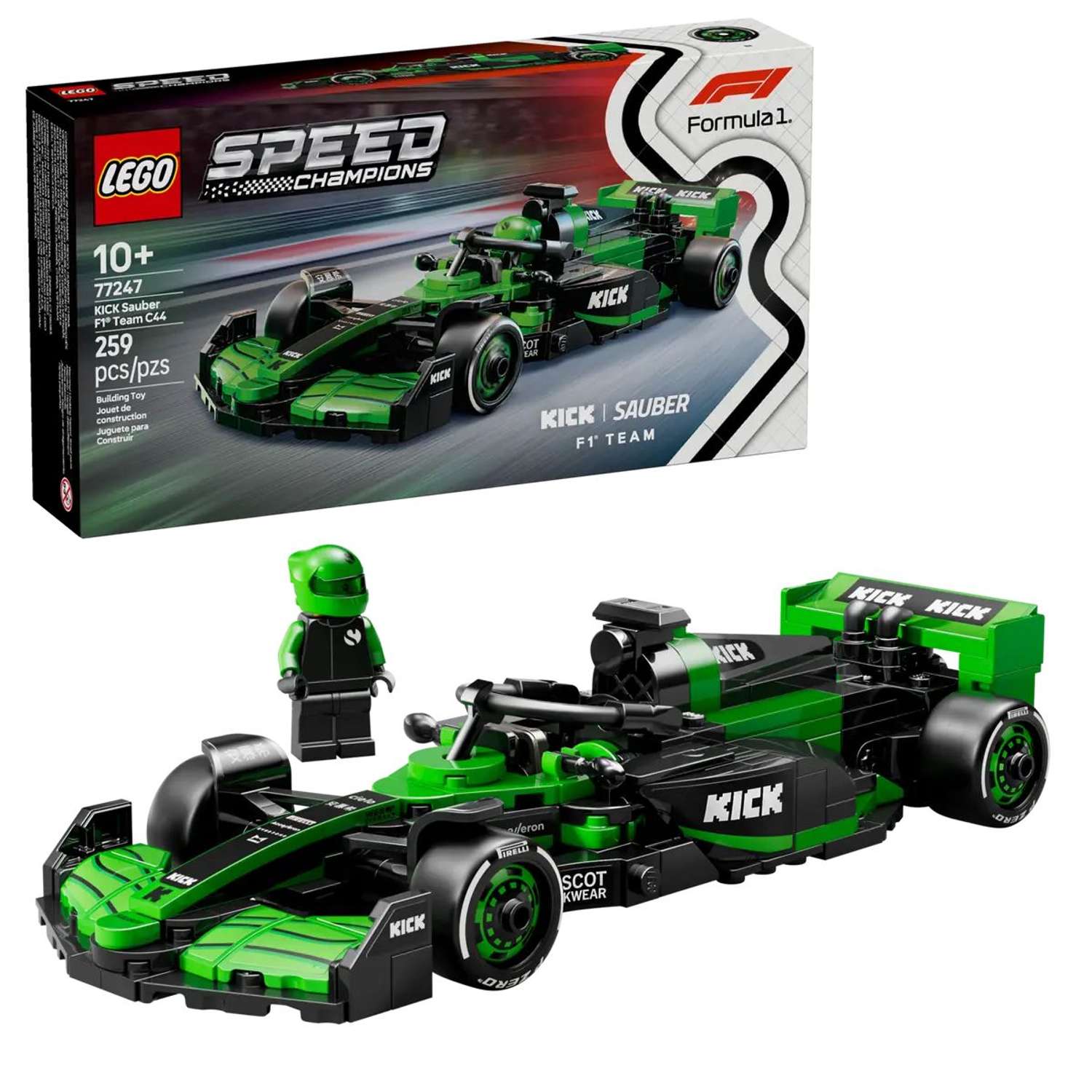 Конструктор LEGO Speed Champions Команда Кик Заубер блочный - фото 1