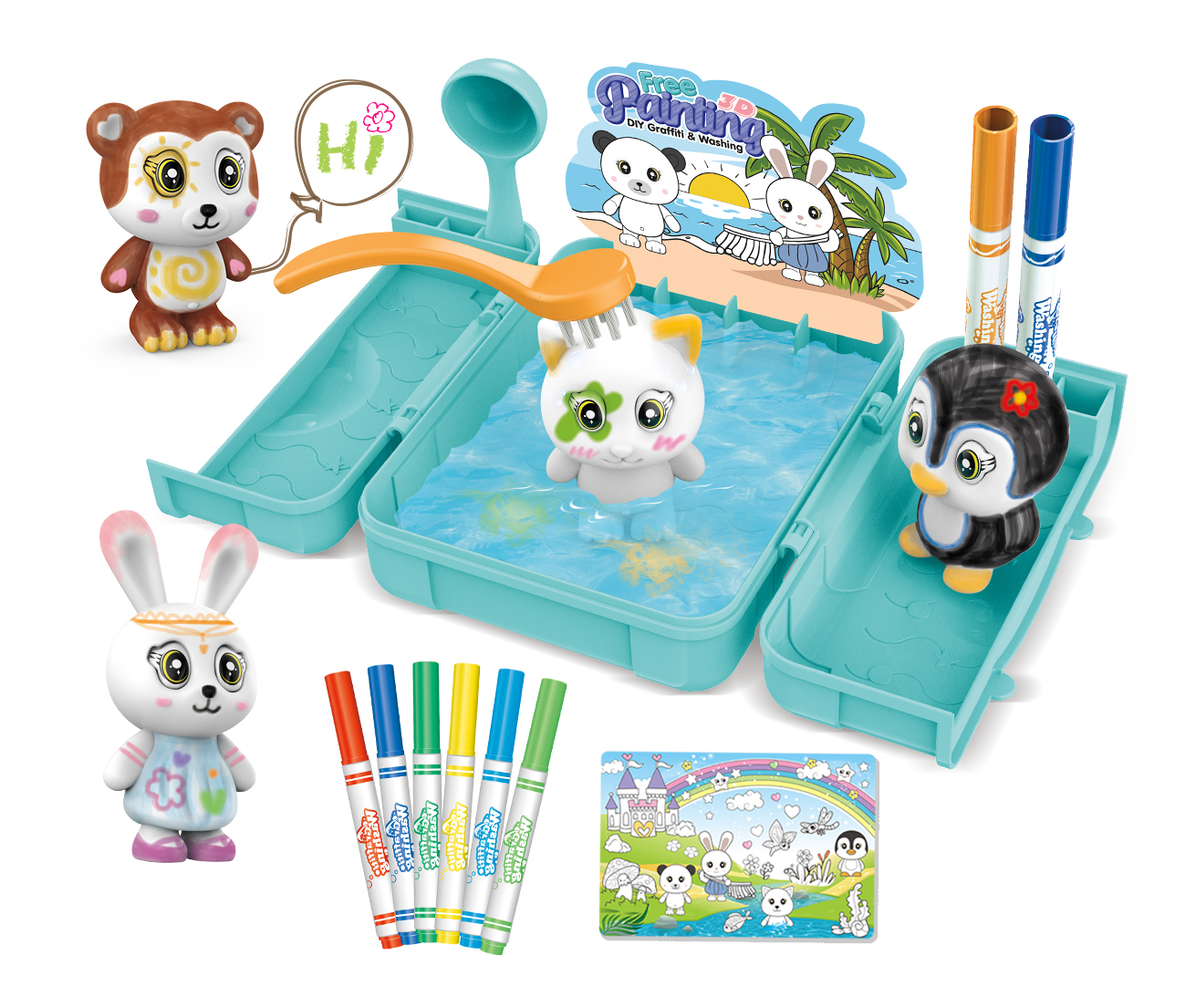 Набор для рисования NEWSUN Раскрась питомца - фото 8